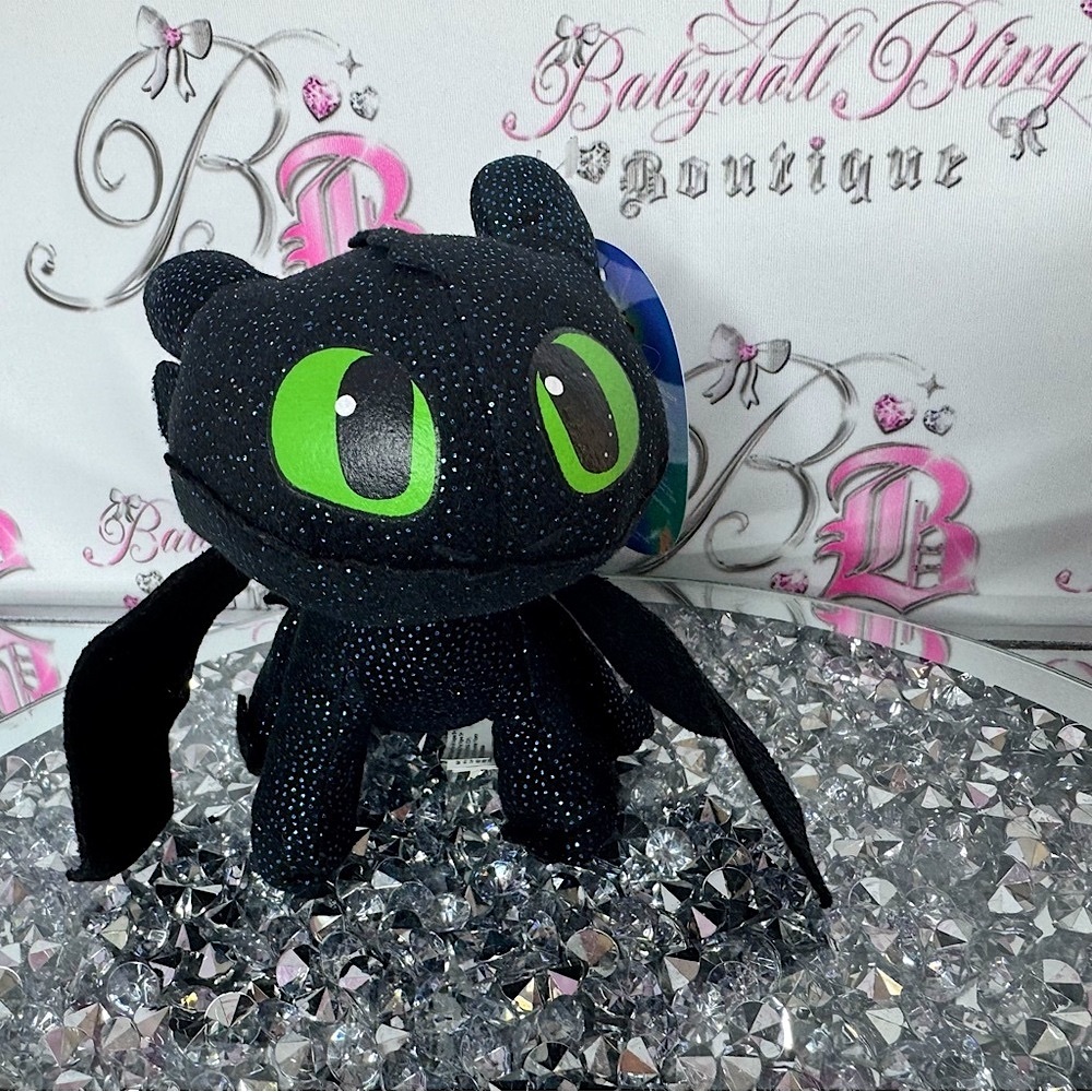 How to train you dragon universal studios movie toothless Black Dragon Plush Toy